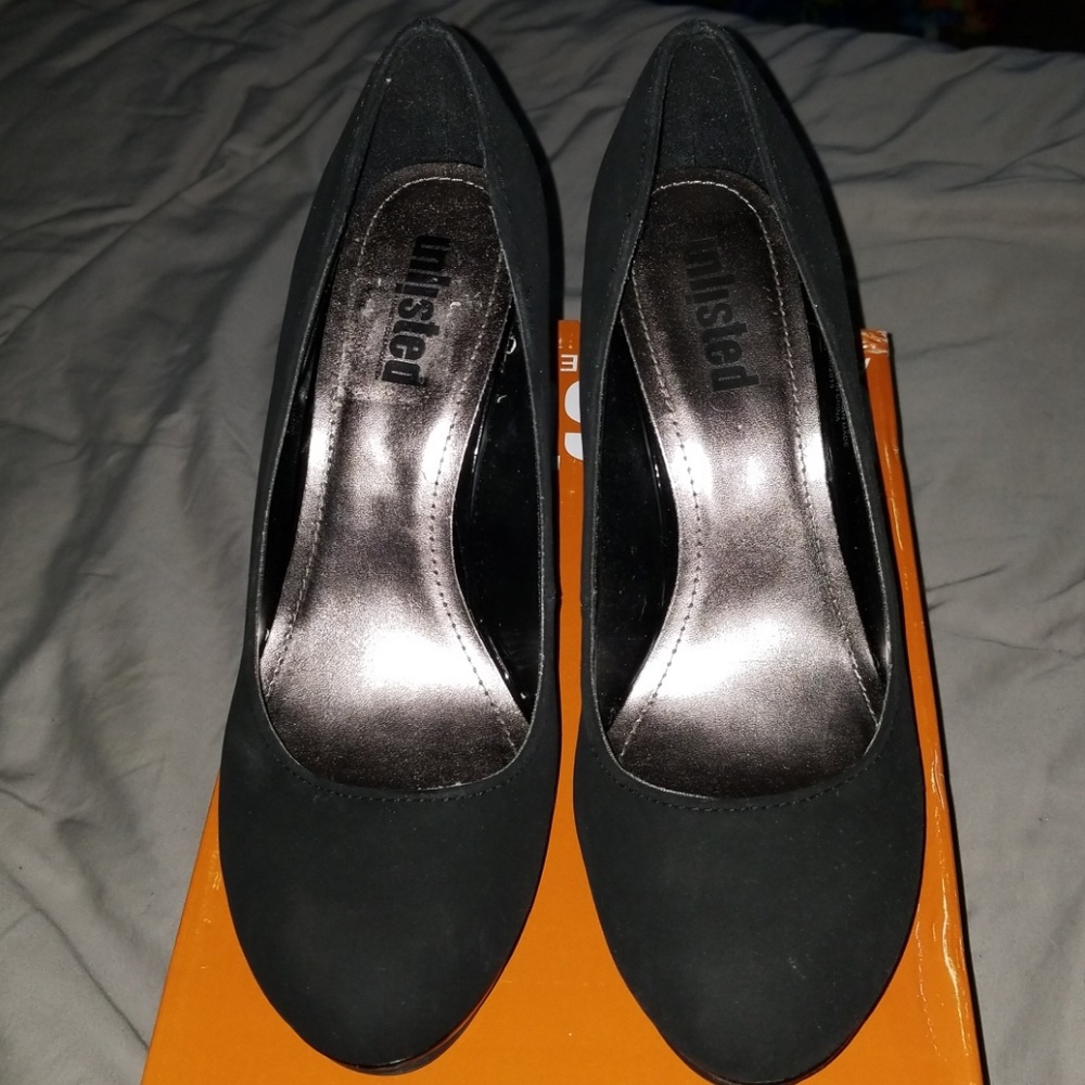 Black Suede Heels